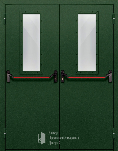 Фото двери «Двупольная со стеклом и антипаникой №69» в Сергиеву Посаду