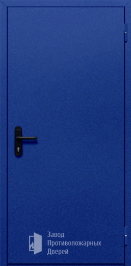 Фото двери «Однопольная глухая (синяя)» в Сергиеву Посаду