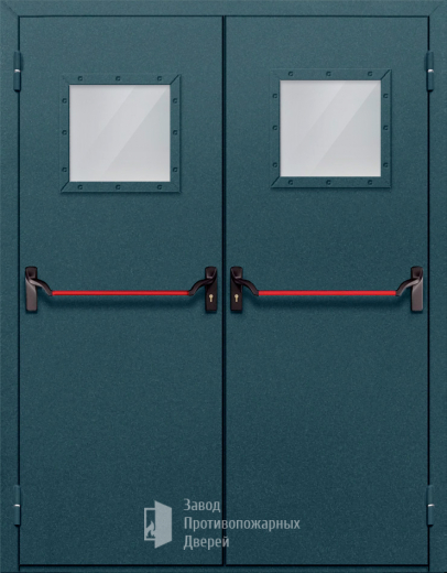 Фото двери «Двупольная со стеклом и антипаникой №57» в Сергиеву Посаду