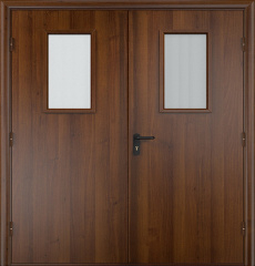 Фото двери «Двупольная МДФ со стеклом EI-30» в Сергиеву Посаду