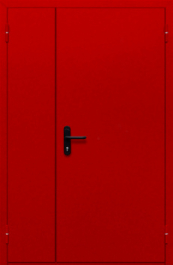Фото двери «Полуторная глухая (красная)» в Сергиеву Посаду