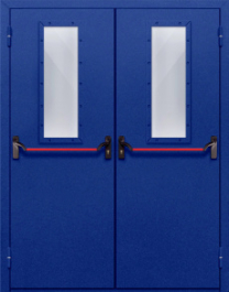 Фото двери «Двупольная со стеклом и антипаникой №63» в Сергиеву Посаду