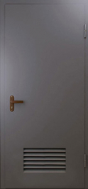 Фото двери «Техническая дверь №3 однопольная с вентиляционной решеткой» в Сергиеву Посаду