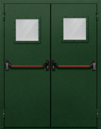 Фото двери «Двупольная со стеклом и антипаникой №59» в Сергиеву Посаду