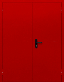 Фото двери «Двупольная глухая (красная)» в Сергиеву Посаду